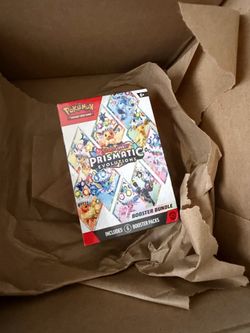 Pokémon Scarlet & Violet Prismatic Evolutions Booster Bundle - 6 Factory Sealed Packs NEW