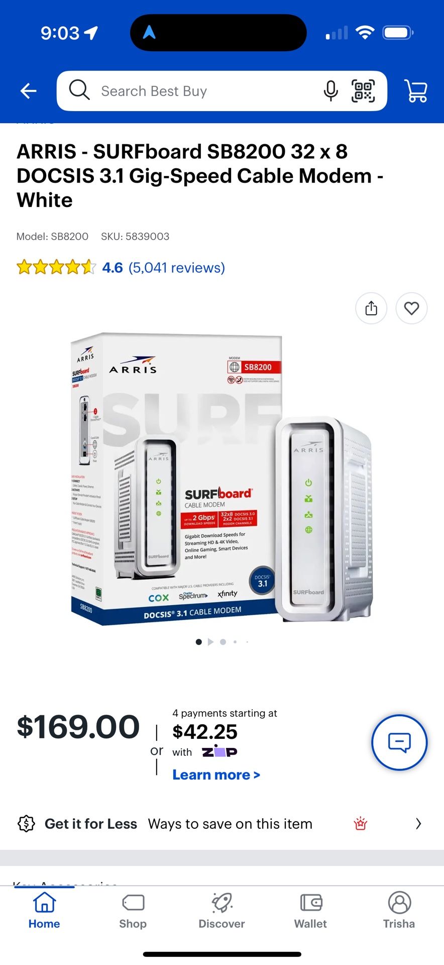 3.1 Gig Cable Modem