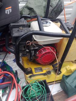 I Have Wacker Plate Compactor With Honda Motor and A Water Tank.