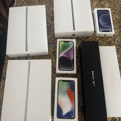 Iphone, Ipad, I Watch Empty Boxes