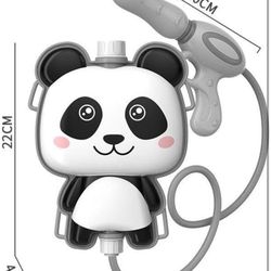 Kids Water Backpack Gun with 1000ml Large Capacity - Cute Cartoon Animal Water Blaster Toy (Panda/Frog/Pig/Husky) for Outdoor Summer Play & Parent-Chi