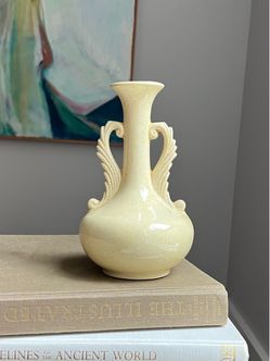 Handcrafted Vintage Handle Vase ( H7.8” ) firm on price