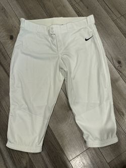 White Nike Softball Pants