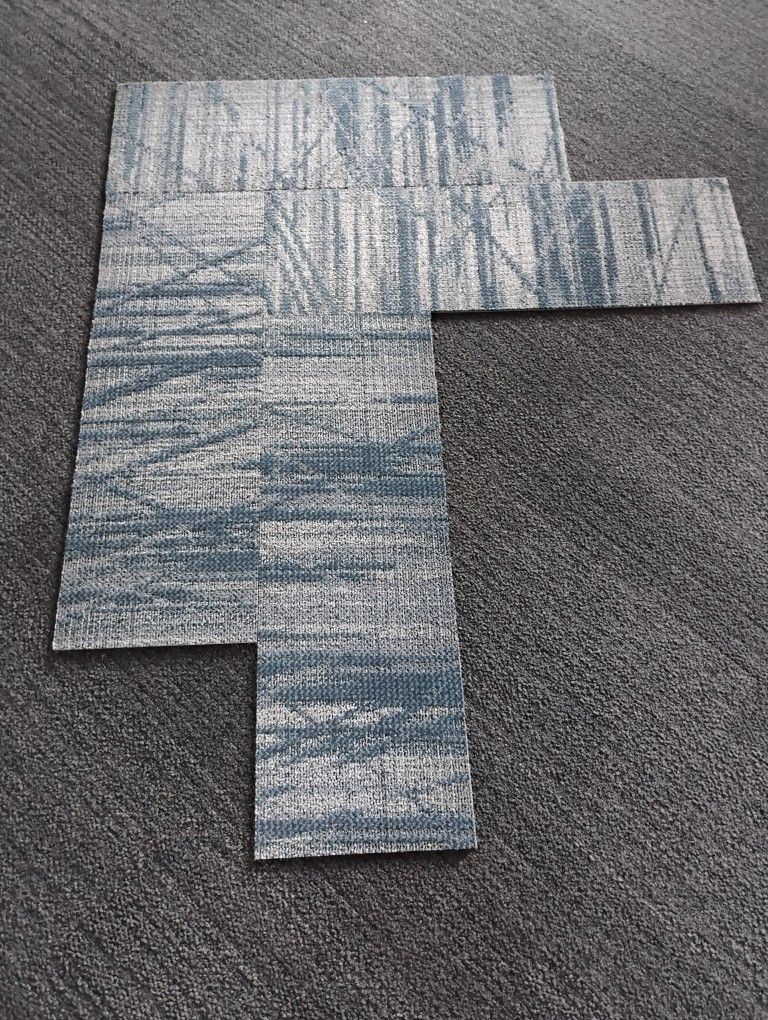 41.94 S.F $42 Commercial Grade Carpet Tile 27 Boxes