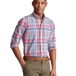 Ralph Lauren men’s Blue Label Multicolor Plaid Shirt classic fit size L