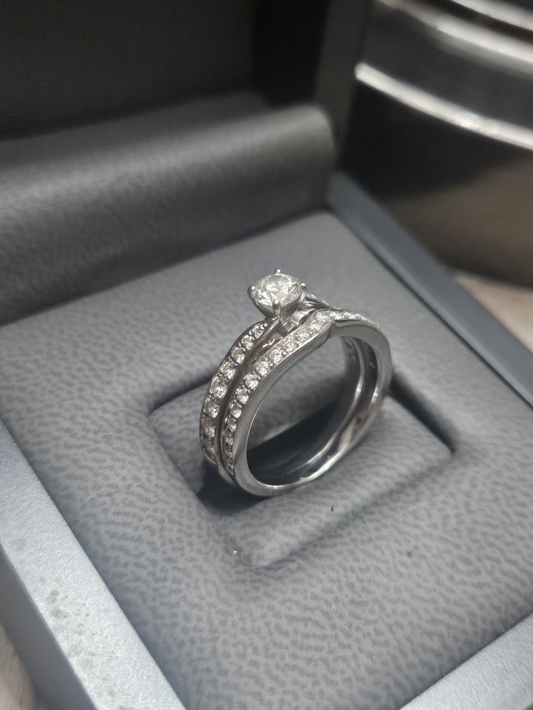Tolkowsky Wedding Band/Engagement Ring