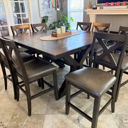 Dining Room Table With Eight Chairs