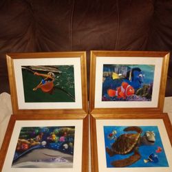 Set Of 4 Nemo Pictures