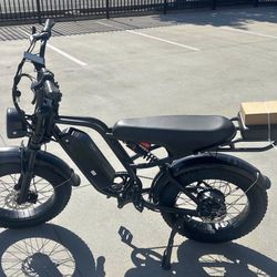 Bluvall 20 inch fat tire 48V 15ah battery 1500w powerful motor 33MPh electric bicycle e-bike