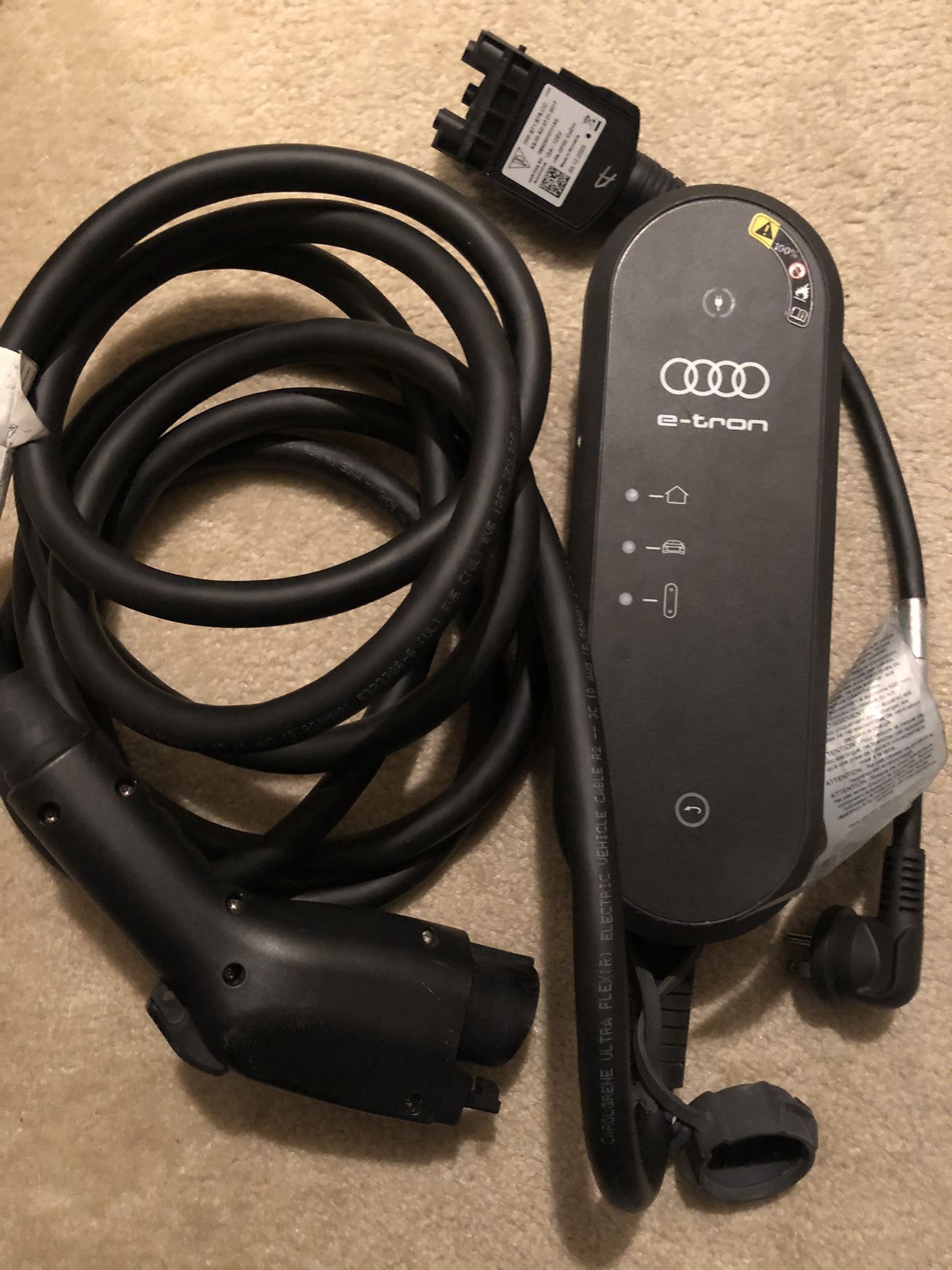 Audi Etron Charger With 120v Cable