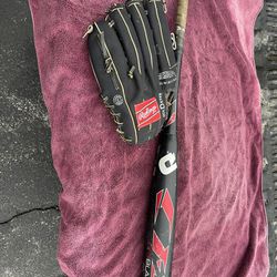 Dimarini Baseball Bat And Glove $175