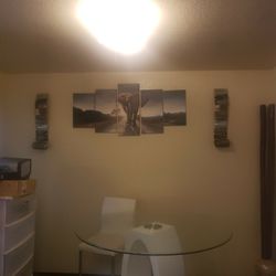 Elphant Canvas With Skorns