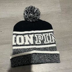 Victoria's Secret PINK pom pom beanie 
