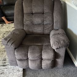 Gray recliner