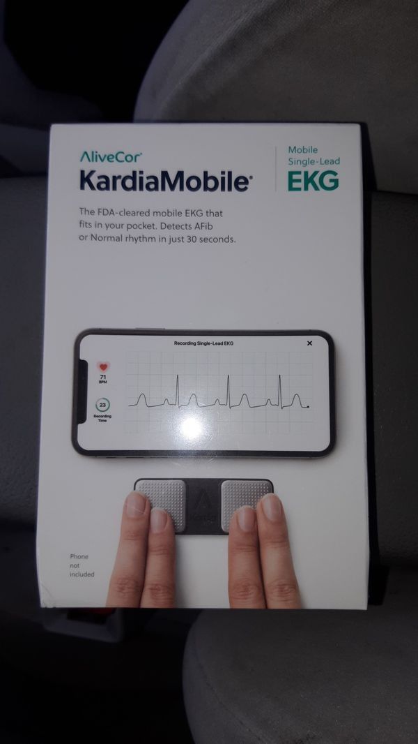 Alive Cor Kardia Mobile EKG Heart Health blood pressure kardiamobile alivecor