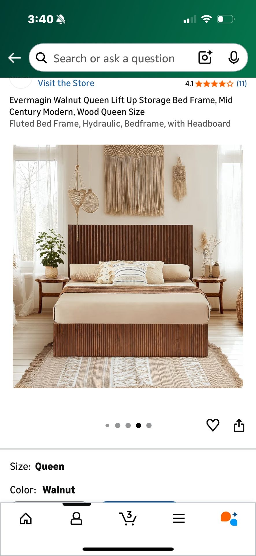 King Bed Frame With Storage