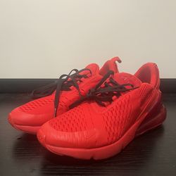SIZE 7 MEN - Nike Air Max 270 Triple Red