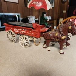 Castiron Coca-Cola Wagon 