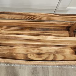 2 Solid Wood Whiskey Floating Shelves for Home Bar
