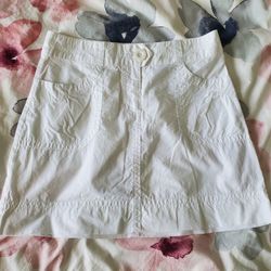 Y2k H&M White Skirt