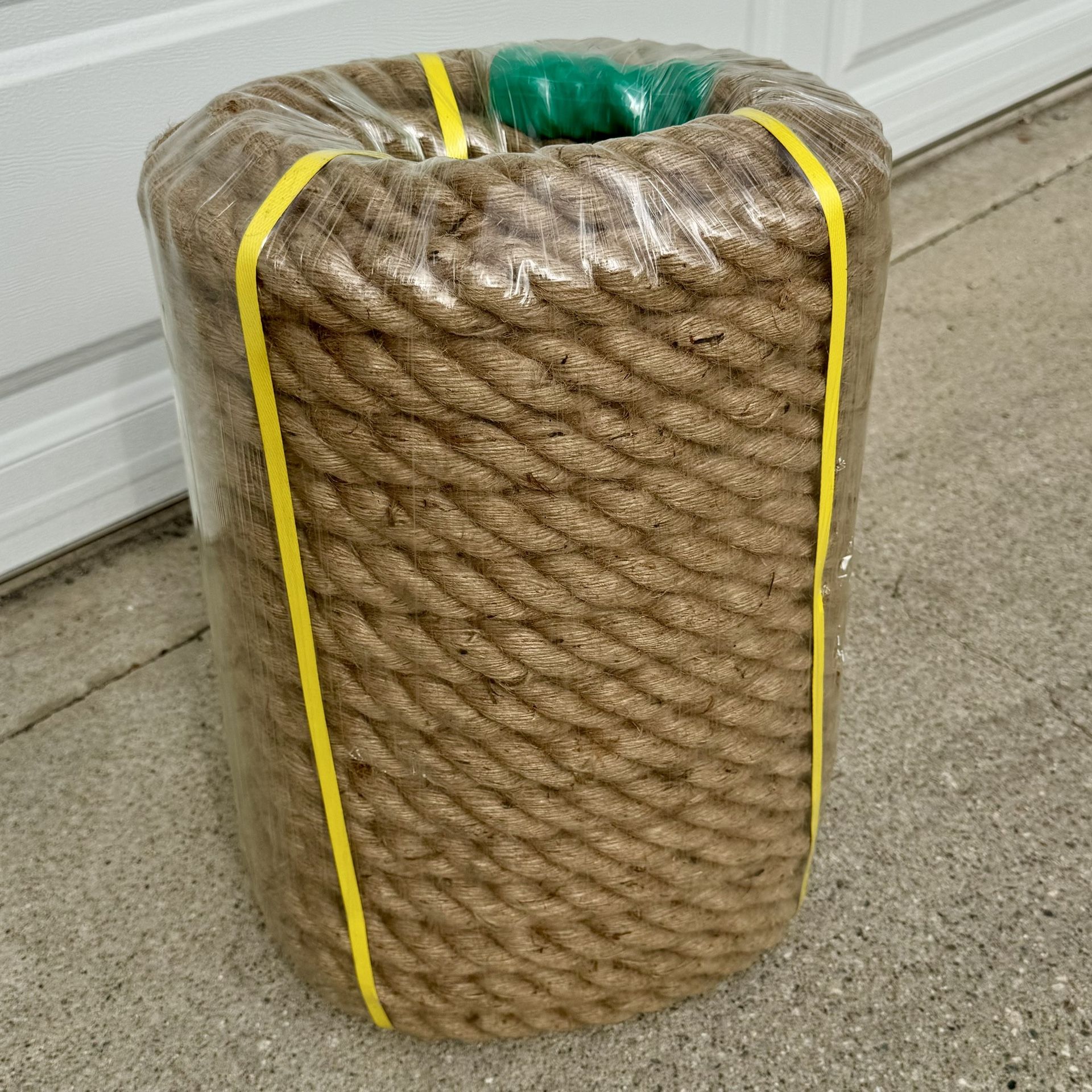 Thick Jute Rope - Battle Workout Craft Nautical Railing Swing Natural ...