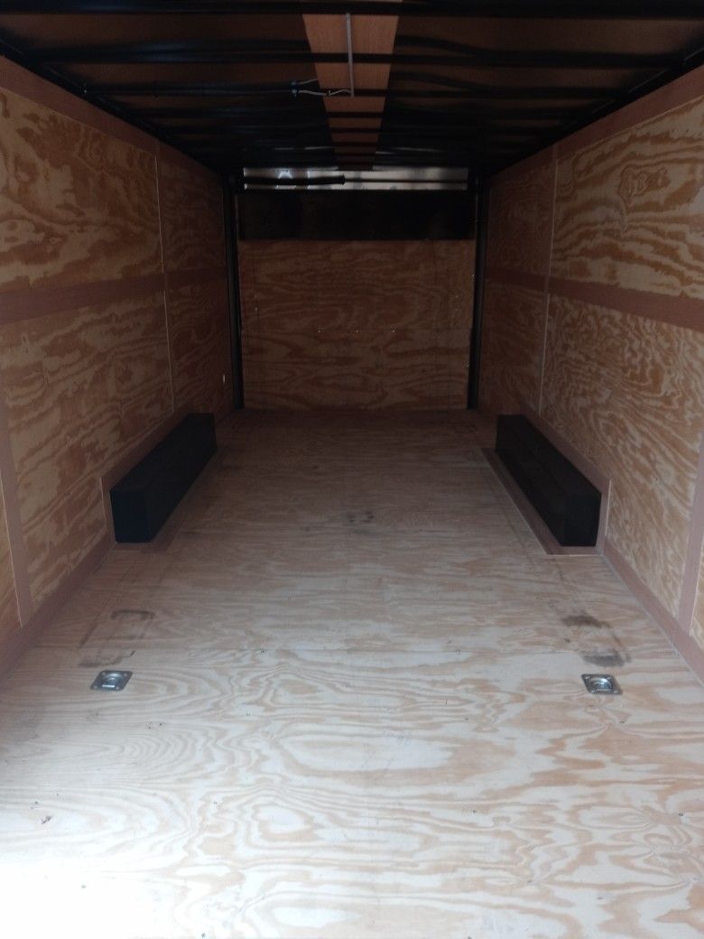 8.5x24ft Enclosed Vnose Trailer Brand New Car Truck ATV UTV SXS RZR Bike Motorcycle Hauler Moving Storage Cargo