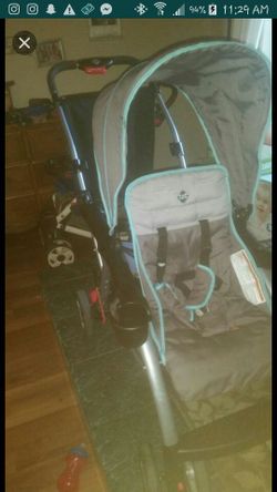 Sit and stand stroller