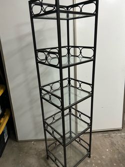 Metal & Glass shelf
