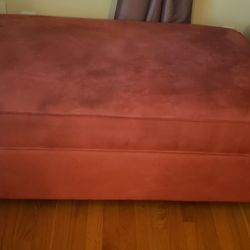 Persimmon Storage Ottoman  18 In. Height By 45 In Wide