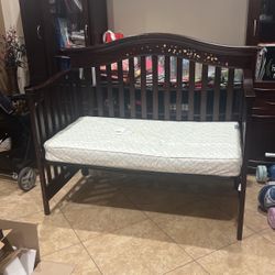 Baby Crib And Mattress 