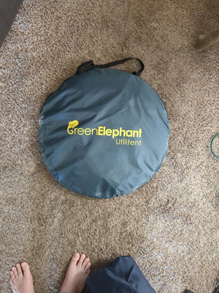Green Elephant Utilitent Pop-Up Changing Tent, Multipurpose