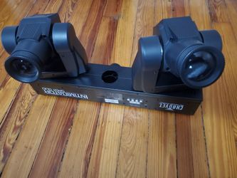 2 - Chauvet Intimidator Spot Duo Intelligent Lights - With Carrying Bag W/wheels - Great Condition
