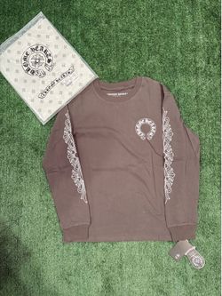Grey chrome hearts long sleeve