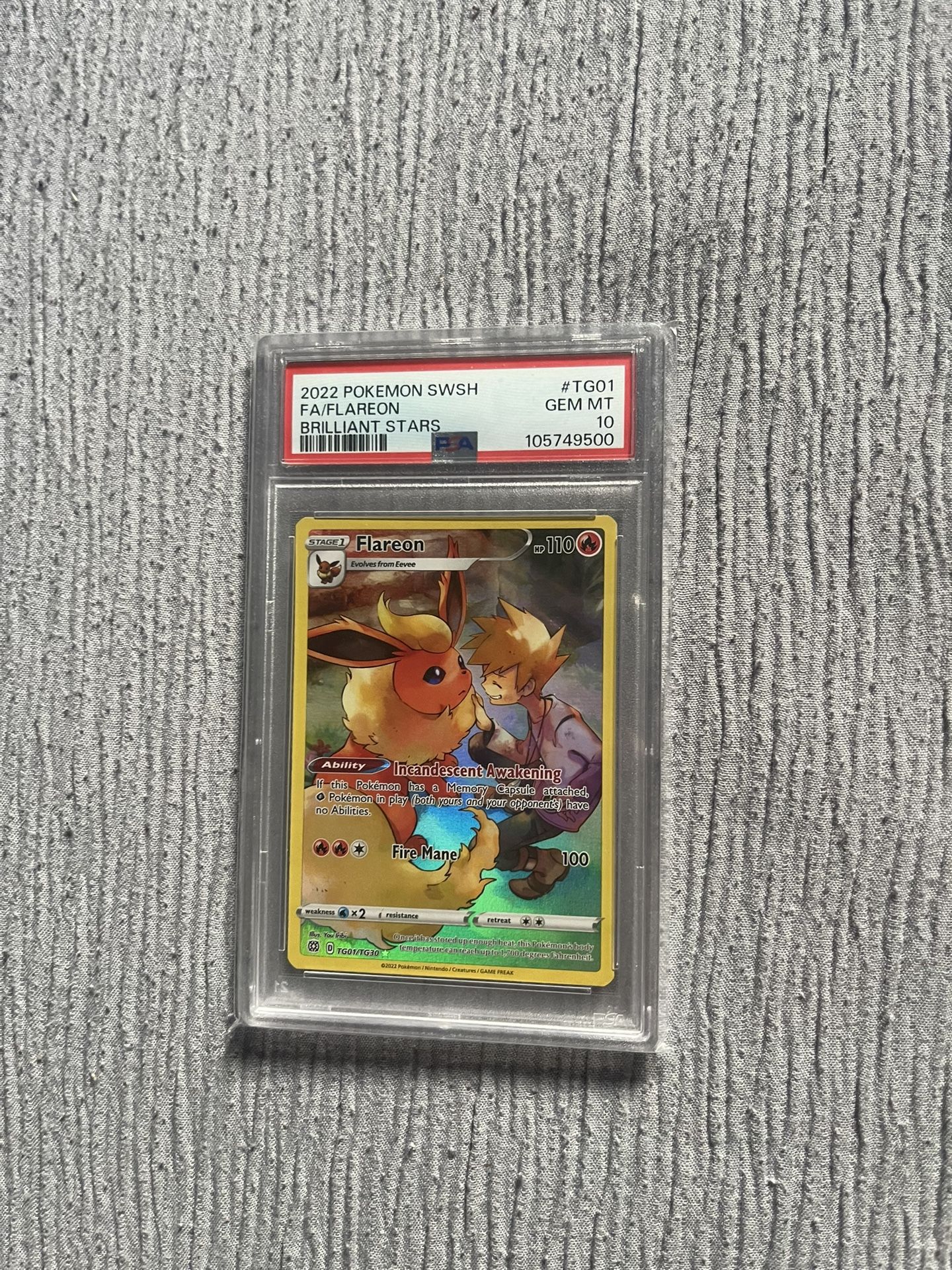 Flareon Brilliant Stars PSA 10