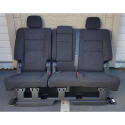 2011-2023 DODGE DURANGO OEM 60/40 Split REAR Second 2ND ROW Seat BLACK Cloth