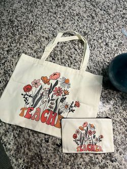 Custom Canvas Tote and Pouch