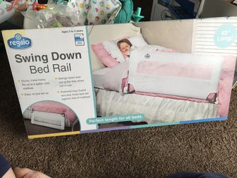 Swing down bed rail $10