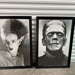 Frames Bride and Frankenstein  posters