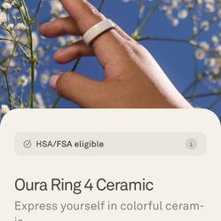 Ceramic Oura Ring Gen 4