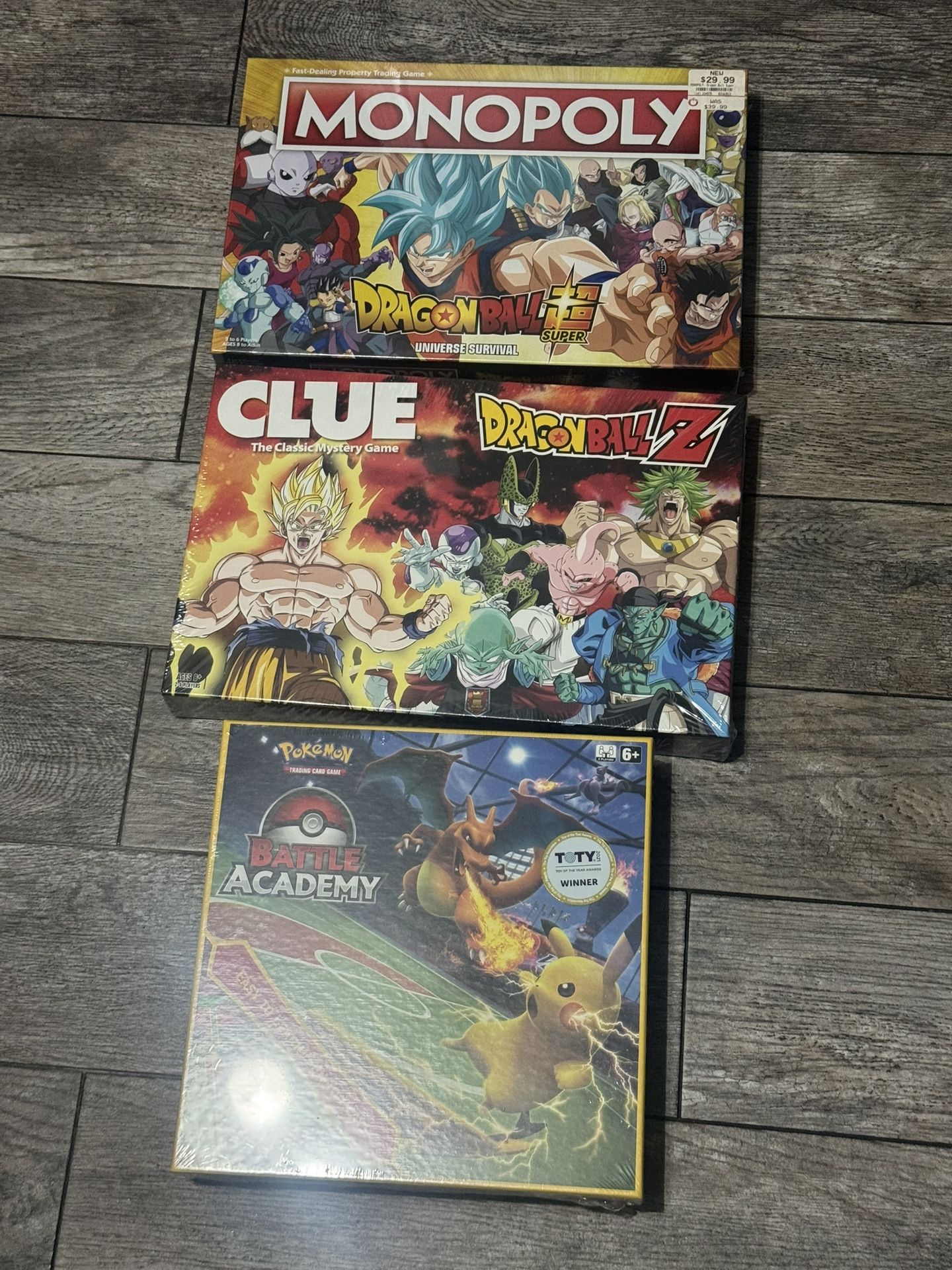 Board Games Dragonball And Pokémon