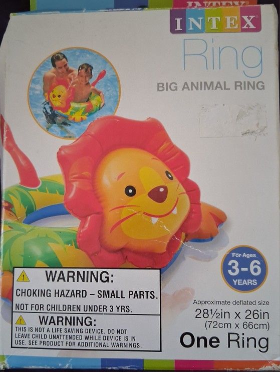 Interval Ring Float BIG Animal Lion 3-6 Months