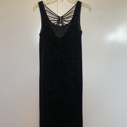 Size 6 Elegant Long Evening Gown Dress Formal For Prom Black Beautiful 