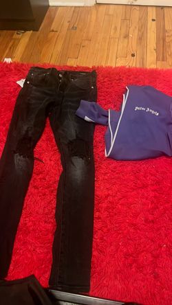 Purple palm angels/ purple jeans