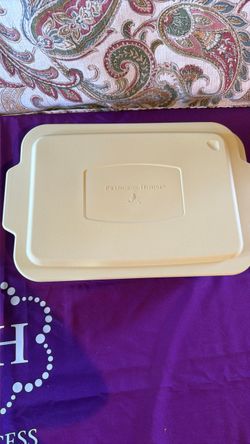 Princess house 5qt lasagna dish / bandeja de 5 qt para lasagna con tap