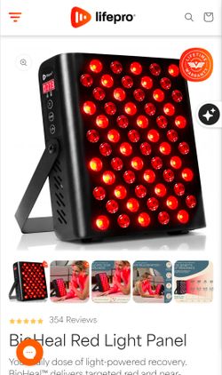 Brand New Lifepro BioHeal Red Light Therapy Panel