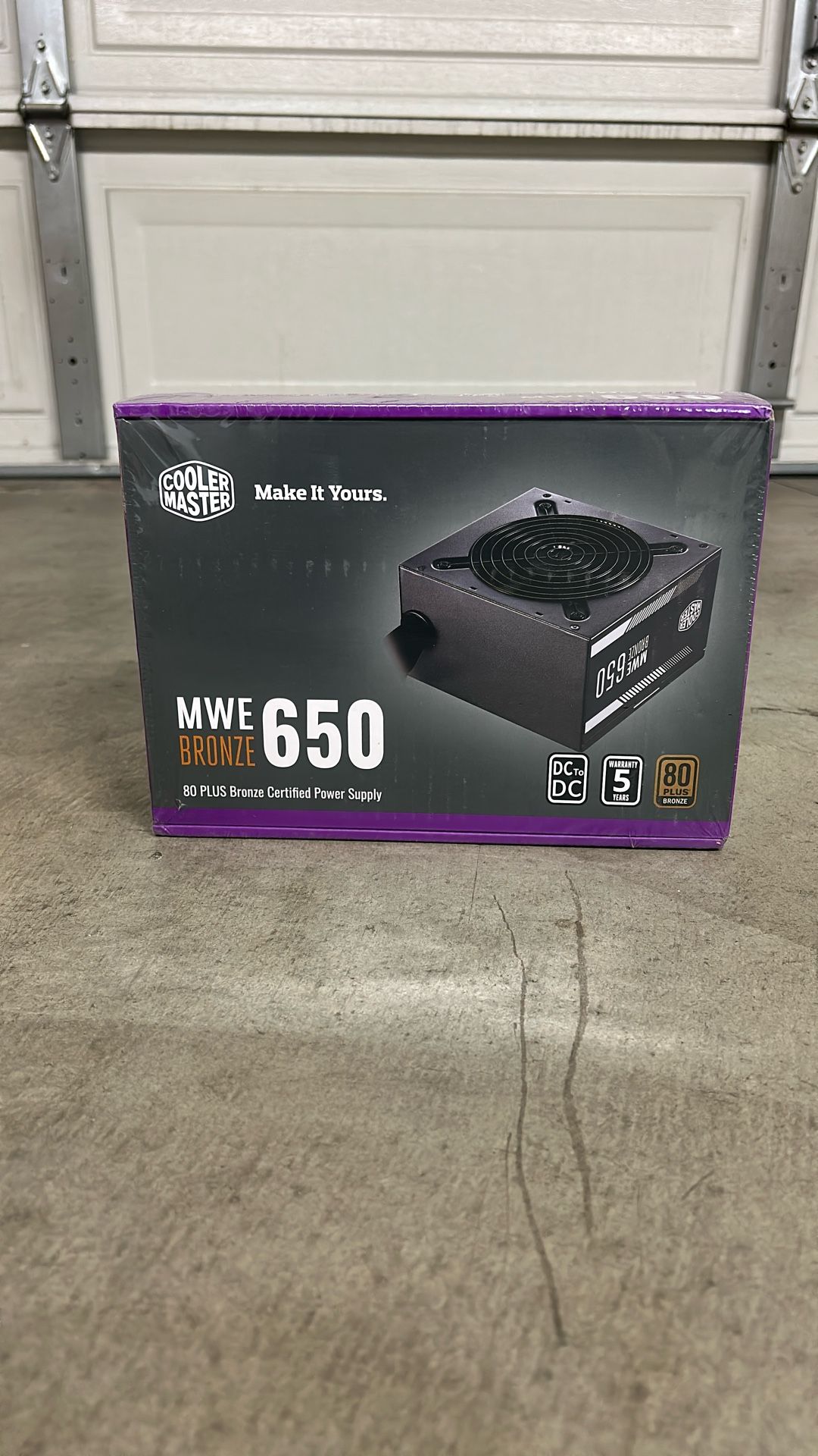 Brand New Cooler Master MWE Bronze 650W Power Supply (80 PLUS Bronze Certified)