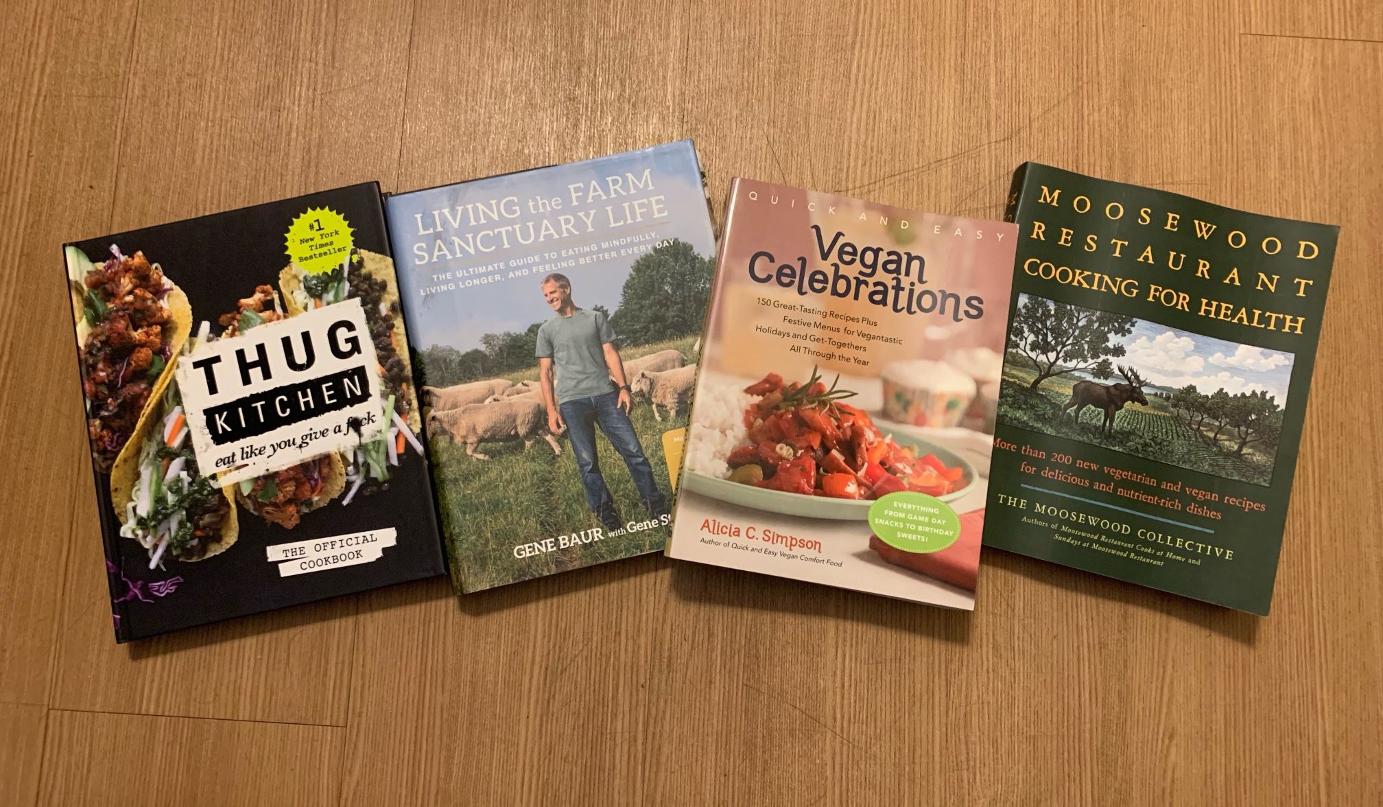 Vegan and vegetarian cookbooks