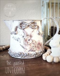 Spring Watering Can Decor Vase