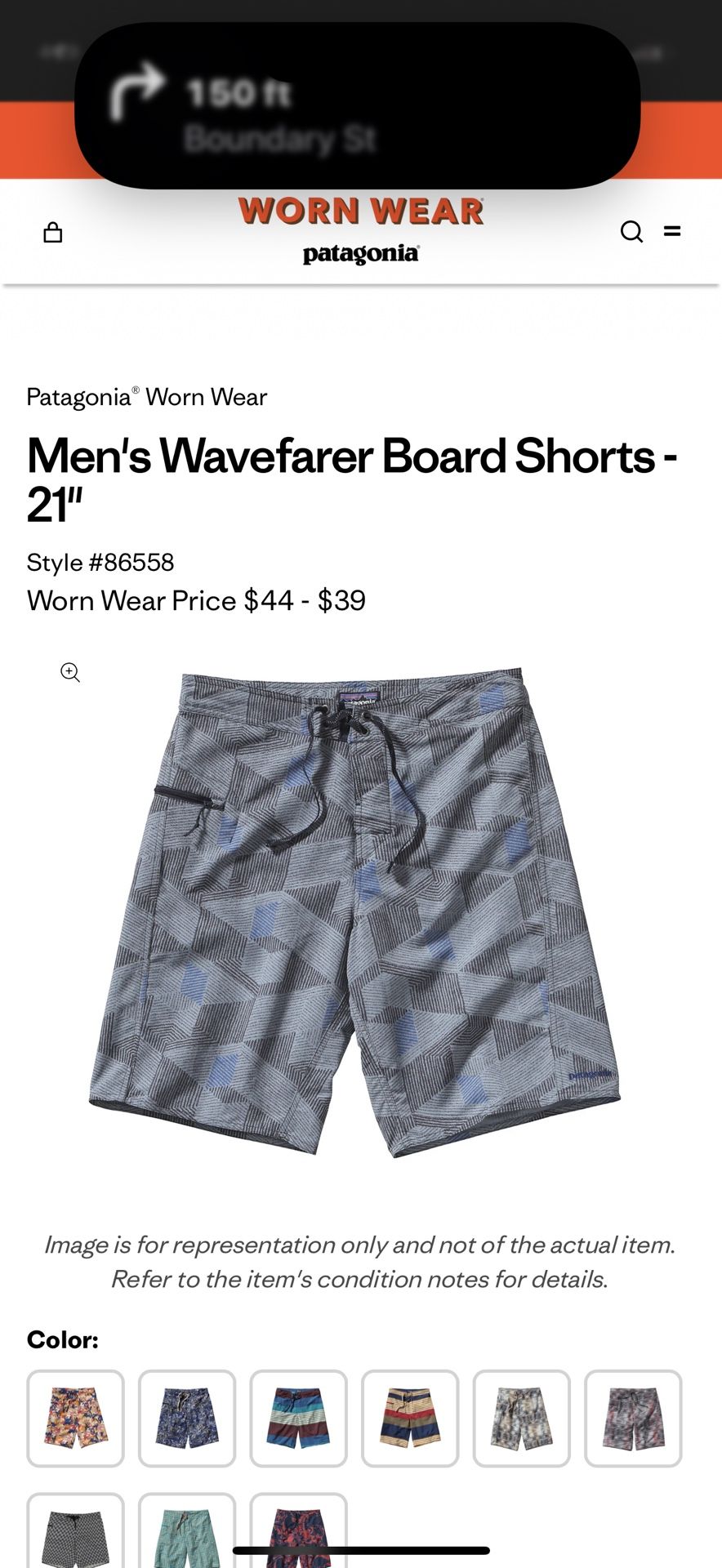 Men's Wavefarer Board Shorts size 32