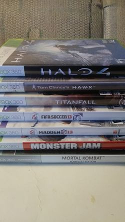 XBOX 360 GAMES CONTACT FOR PRICES